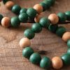 Decorative Wood Beads - Green