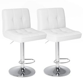 Square Cushion Bar Stool With Backrest