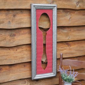 Rustic Kitchen Spoon Wall Art Decor - Farmhouse Style Cooking Utensil Hanging Decoration