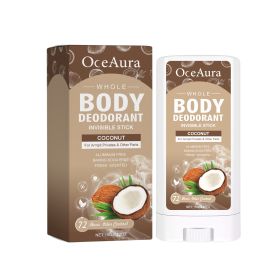 OceAura Whole Body Deodorant, Clean Armpit Sweat Odor Mild Refreshing Deodorant Stick