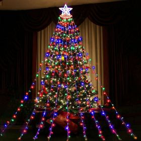 Outdoor Christmas Decorations 350 LED Star Lights Easy Installation Waterproof