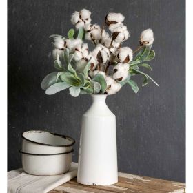 Decorative Milk Bottle Vase Set - Box of 2 - Farmhouse Style Home Decor