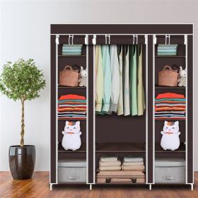 Non Woven Wardrobe With 5 Layers And 12 Compartments