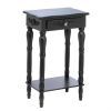 Handcrafted Colonial Style Carved Side Table - Premium Quality Furniture