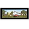 Trendy Decor 4U "Summer on the Farm" Framed Wall Art, Modern Home Decor Framed Print for Living Room