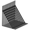 VEVOR Shelf Bracket, 18 x 12 in 12 Pcs, Heavy Duty Floating Shelf Brackets, Brackets for Shelves, 3mm Thick Matte Black Triangle Shelf Bracket