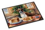 Boxer Christmas Cookies Doormat Front Door Mat Indoor Outdoor Rugs for Entryway, Non Slip Washable Low Pile, 24H X 36W