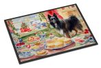 Belgian Sheepdog Christmas Cookies Doormat Front Door Mat Indoor Outdoor Rugs for Entryway, Non Slip Washable Low Pile, 24H X 36W