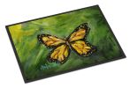 Monarch Glover Fly Butterfly Doormat Front Door Mat Indoor Outdoor Rugs for Entryway, Non Slip Washable Low Pile, 24H X 36W