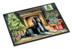 Afghan Hound Cozy Christmas Doormat Front Door Mat Indoor Outdoor Rugs for Entryway, Non Slip Washable Low Pile, 24H X 36W