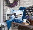 Pelican Diving Throw Pillow Machine Washable, Indoor Outdoor Decorative Pillow for Couch, Bed or Patio, 18Hx18W