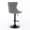 Furniture,Swivel Velvet Barstools Adjusatble Seat Height from 25-33 Inch,17.7 inch base