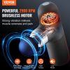 VEVOR Massage Gun Deep Tissue, Percussion Muscle Massager for Athletes - with 4 Speed Levels & 4 Massage Heads, 7.4V 2500mAh Batteries