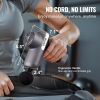 VEVOR Massage Gun Deep Tissue, Percussion Muscle Massager for Athletes - with 5 Speed Levels & 6 Massage Heads, 7.4V 2500mAh Batteries