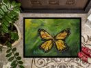 Monarch Glover Fly Butterfly Doormat Front Door Mat Indoor Outdoor Rugs for Entryway, Non Slip Washable Low Pile, 24H X 36W