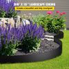 VEVOR Landscape Edging, 10 inch Depth 300 ft Total Length, Recycled HDPE Coiled Terrace Board, Flexible Bender Border for Landscaping, Lawn, Garden