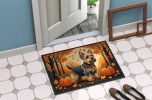 Silky Terrier Fall Doormat Front Door Mat Indoor Outdoor Rugs for Entryway, Non Slip Washable Low Pile, 24H X 36W