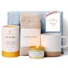 Get Well Gift Box USDA Organic Get Well Soon Self Care Package for Women Fluffy Socks Mug Lemon & Ginger Tea Set Sea Salt Sage Scented Candle Sending