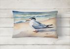 Birds, Birds, Birds Throw Pillow Throw Pillow for Indoor Couch Bed Outdoor Patio Washable, Tern 7530,12Hx16W