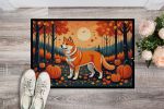 Akita Fall Doormat Front Door Mat Indoor Outdoor Rugs for Entryway, Non Slip Washable Low Pile, 24H X 36W