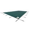 VEVOR Pool Safety Cover Fits 16x30ft Rectangle Inground Safety Pool Cover Green Mesh Solid Pool Safety Cover for Swimming Pool Winter Safety Cover