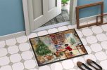 Havanese Christmas Cookies Doormat Front Door Mat Indoor Outdoor Rugs for Entryway, Non Slip Washable Low Pile, 24H X 36W