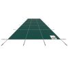 VEVOR Pool Safety Cover Fits 20x40ft Rectangle Inground Safety Pool Cover Green Mesh Solid Pool Safety Cover for Swimming Pool Winter Safety Cover