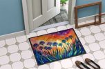 Agapanthus in Color Doormat Front Door Mat Indoor Outdoor Rugs for Entryway, Non Slip Washable Low Pile, 24H X 36W