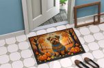 Norfolk Terrier Fall Doormat Front Door Mat Indoor Outdoor Rugs for Entryway, Non Slip Washable Low Pile, 24H X 36W