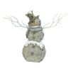 Snowman Twig Lights Statue - Festive Holiday Decor for Home or Garden