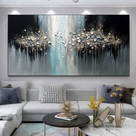 Handmade Oil Painting Abstract Texture Oil Painting On Canvas Large Wall Art Original White Painting Minimalist Art Custom Painting Modern Living Room (size: 100x150, Style: 01)