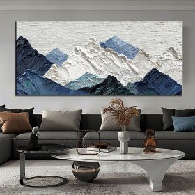 Handmade Oil Painting Thick Texture Abstract Landscape Oil Painting Gorgeous Abstract Landscape 3D Wall Art on Canvas Serene Abstract Landscape 3D Lar (size: 40x80cm, Style: 01)