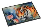 Tiger Doormat Front Door Mat Indoor Outdoor Rugs for Entryway, Non Slip Washable Low Pile, 24H X 36W