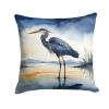 Blue Heron Barely Lit Sky Throw Pillow Machine Washable, Indoor Outdoor Decorative Pillow for Couch, Bed or Patio, 18Hx18W