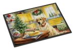 Labrador Retriever Christmas Cookies Doormat Front Door Mat Indoor Outdoor Rugs for Entryway, Non Slip Washable Low Pile, 24H X 36W