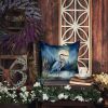 Blue Heron Under the Moonlight Throw Pillow Machine Washable, Indoor Outdoor Decorative Pillow for Couch, Bed or Patio, 18Hx18W