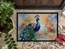 Peacock Doormat Front Door Mat Indoor Outdoor Rugs for Entryway, Non Slip Washable Low Pile, 24H X 36W